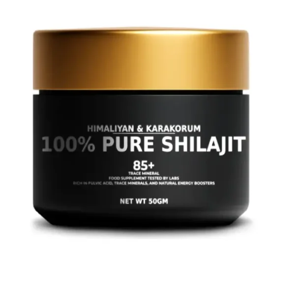 Pure Himalayan & Karakoram Shilajit Resin – 100% Organic, Wildcrafted, Unprocessed, Solar-Dried Raw Resin from High-Altitude Peaks 10g